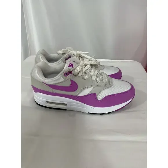 Nike Air Max 1 '87 White Sneaker Size 8.5 - Picture 4 of 5